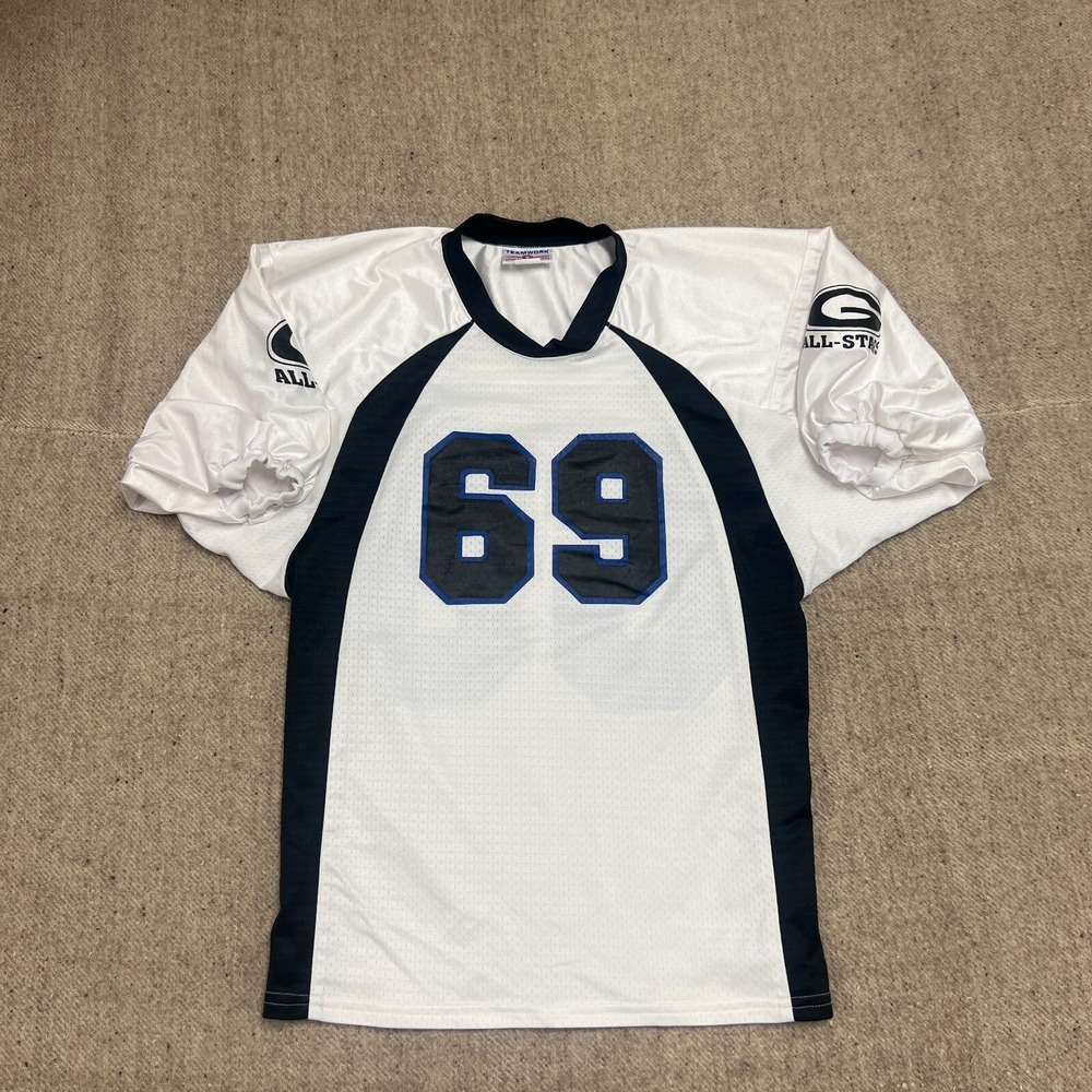 Vintage Georgia State Football Jersey Mens Large‎ White #69